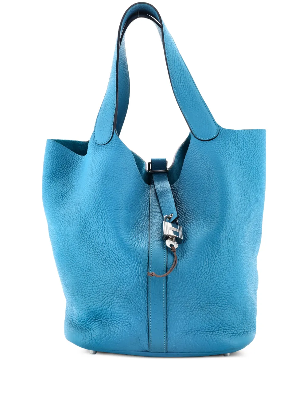 Hermès Pre-Owned Picotin Lock Bag Clemence GM bucket bag | Blue | Image 1