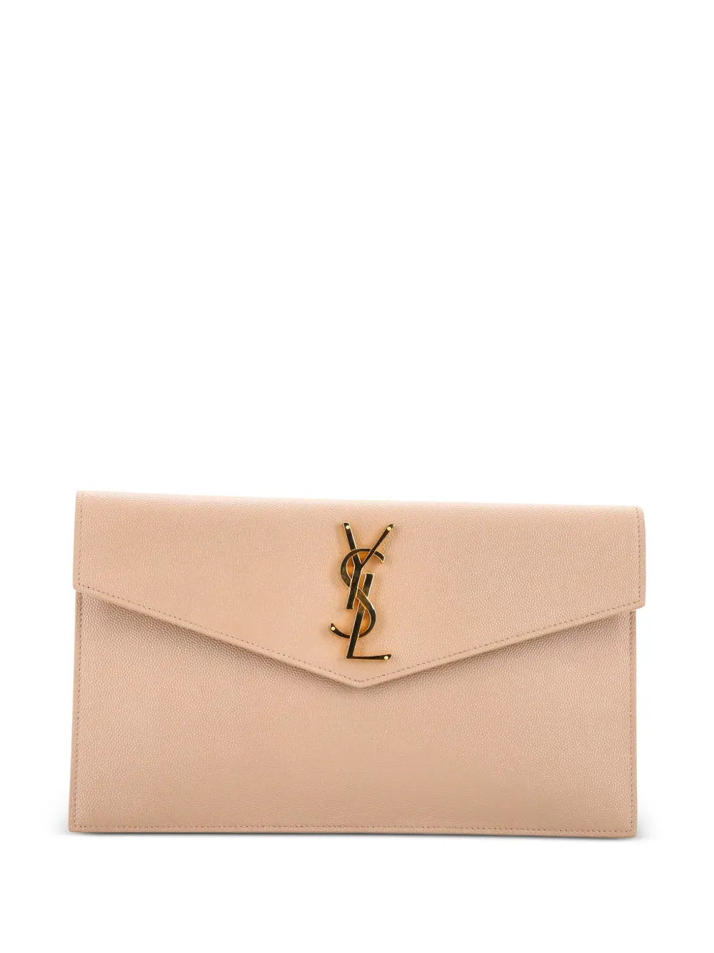 Saint Laurent Pre-Owned pochette Uptown en cuir | tons neutres | Image 1