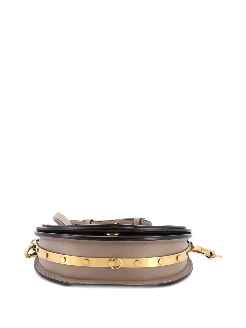 Pre-owned Chloé Nile Leather Mini Crossbody Bag In Neutral