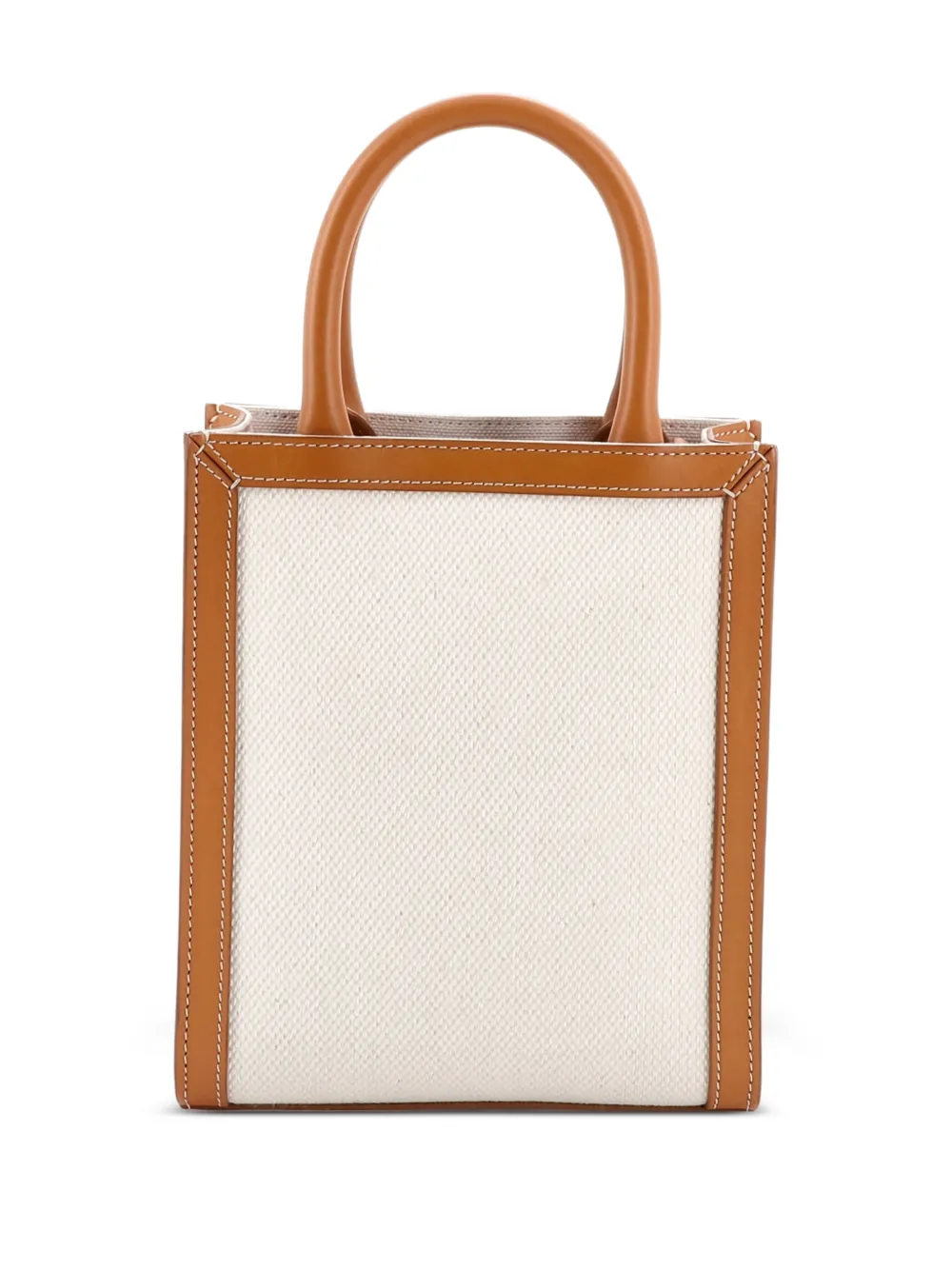 Celine Pre-Owned Vertical Cabas Canvas with Leather Mini tote bag | Pre-Owned | Image 2