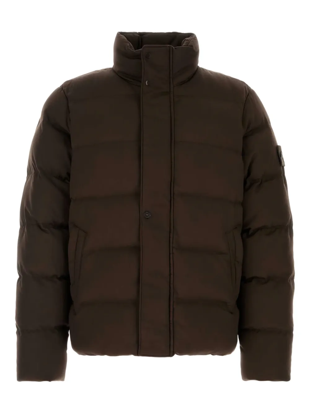 Stone Island Piumino in lana - Marrone