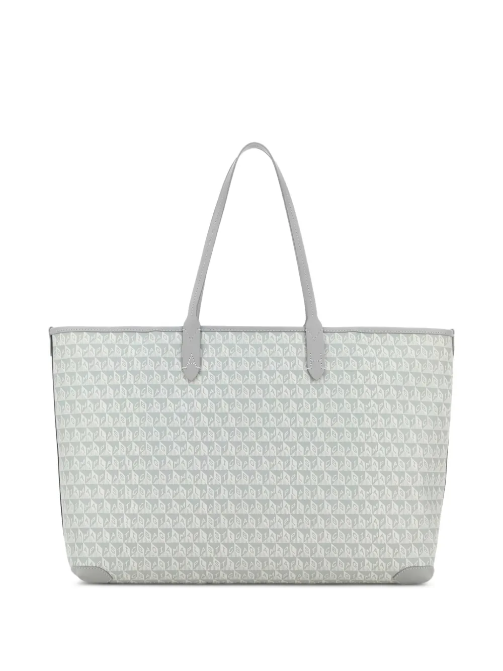 Anya Hindmarch I Am A Plastic Bag canvas shopper met print Wit