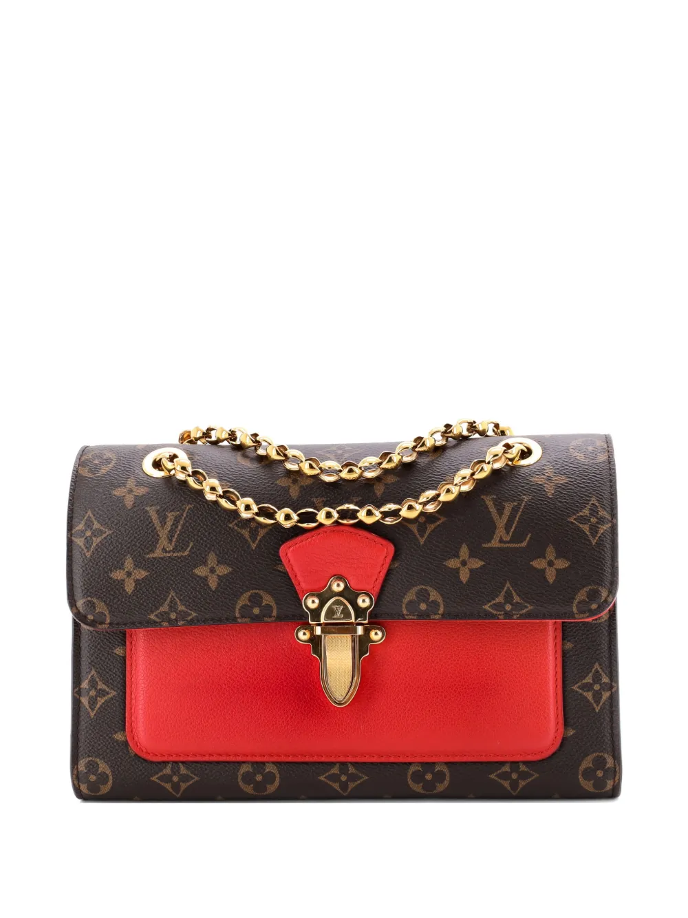 Louis Vuitton Pre-Owned Victoire Handbag Monogram Canvas and Leather shoulder bag - Marrone