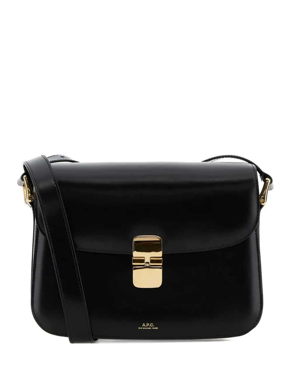 A.P.C. Grace leather crossbody bag - Nero
