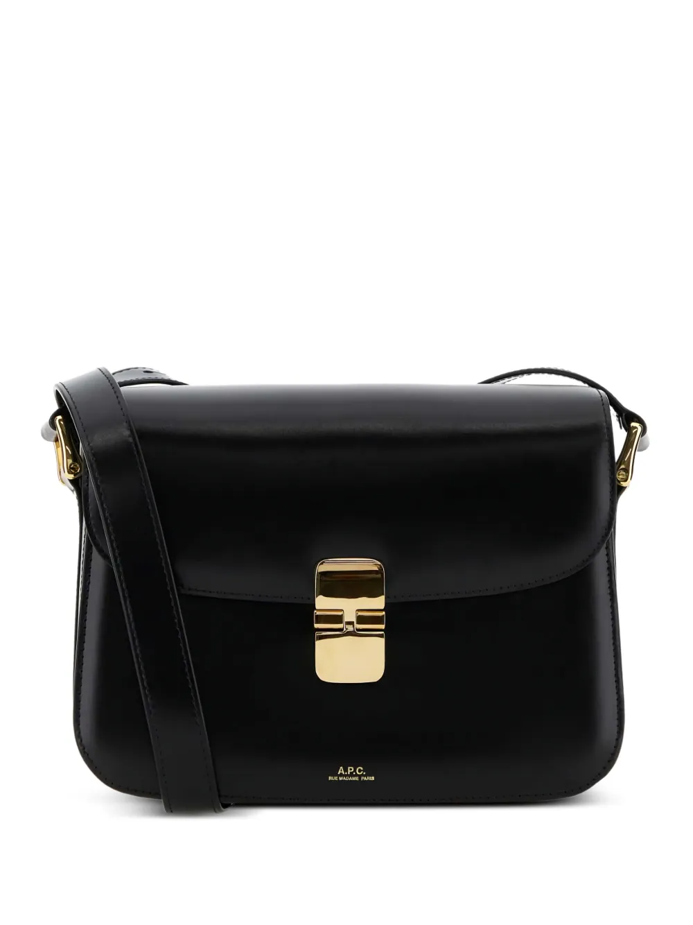 A.P.C. Grace leather crossbody bag - Nero