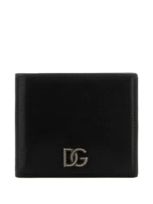 Dolce & Gabbana logo-tag Leather Bifold Wallet | Black | FARFETCH