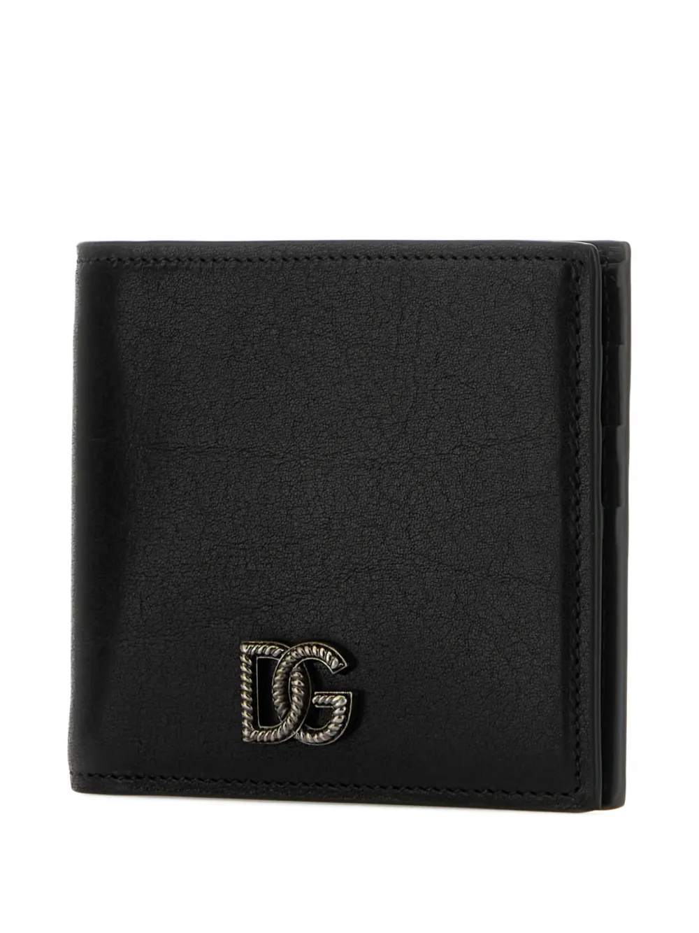 Dolce & Gabbana Tempesta portemonnee met applicatie Zwart