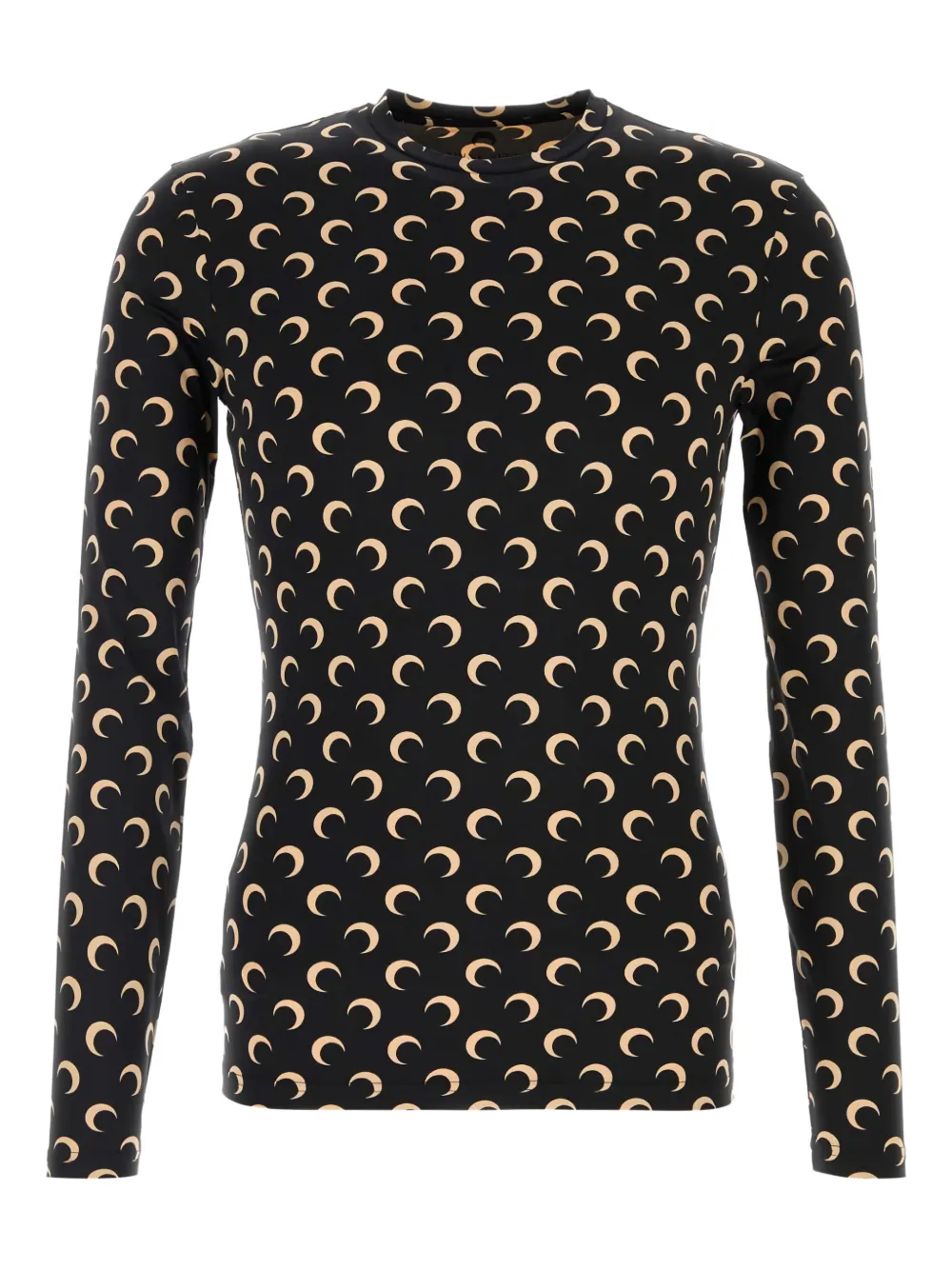 Marine Serre playera estampada | negro | Image 1