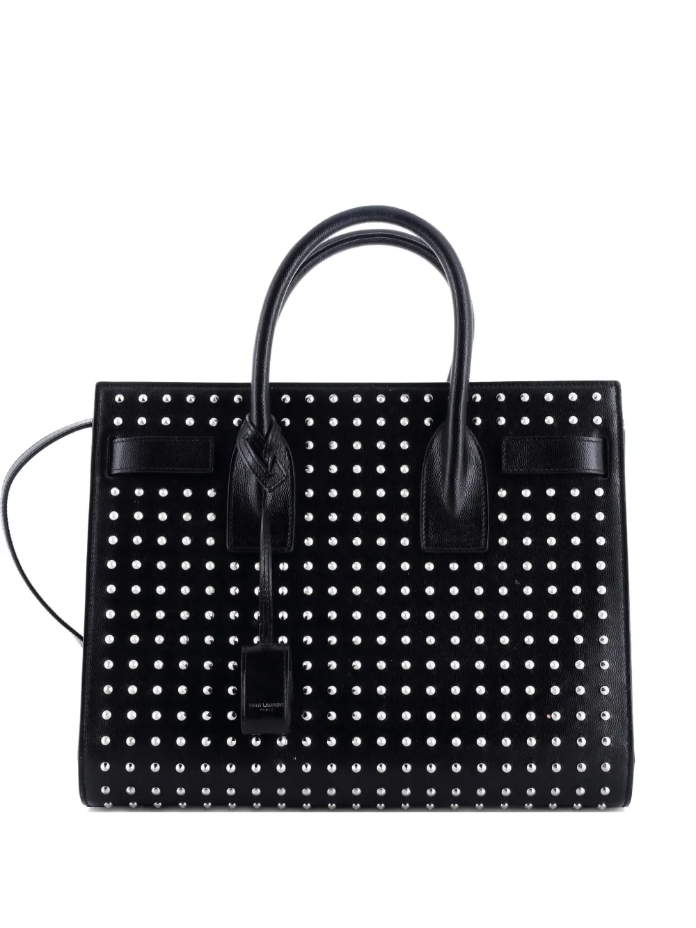 Saint Laurent Pre-Owned Sac de Jour Bag Studded Leather Small tote bag - Nero