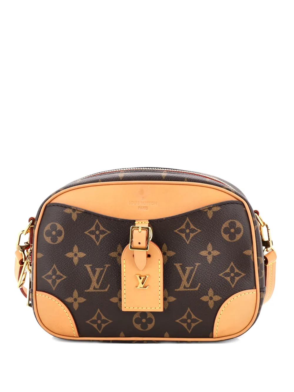 Louis Vuitton Pre-Owned Deauville Handbag Monogram Canvas Mini crossbody bag - Marrone