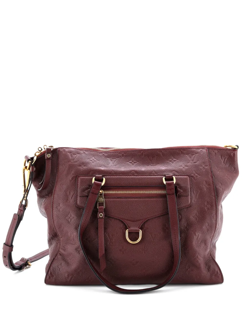 Louis Vuitton Pre-Owned Lumineuse Handbag Monogram Empreinte Leather PM tote bag - Rosso