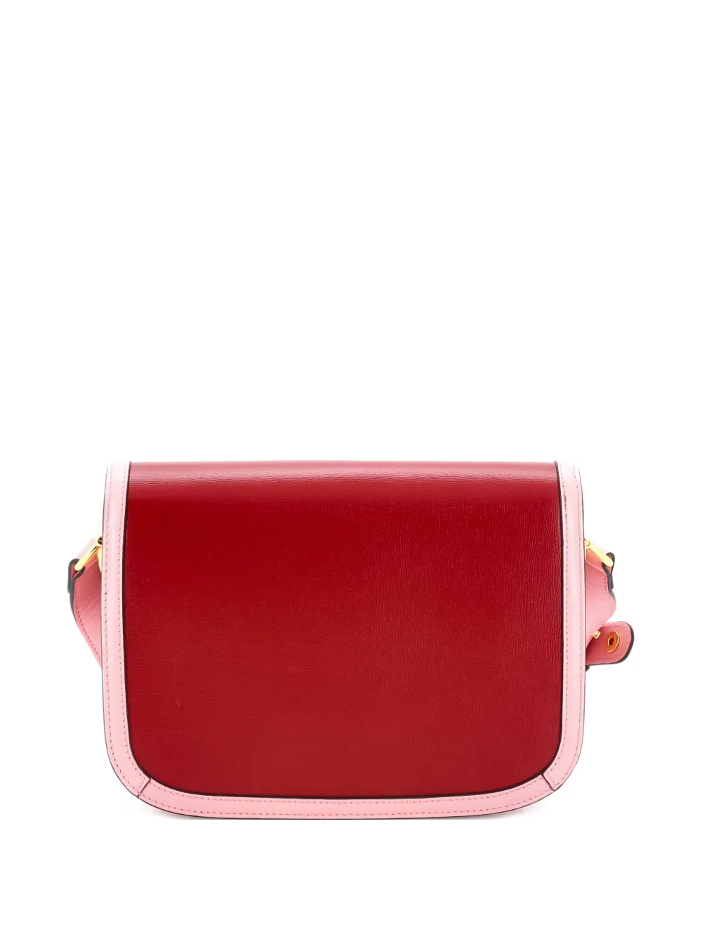  Gucci Pre-owned Horsebit 1955 Leather Small Shoulder Bag - Red 