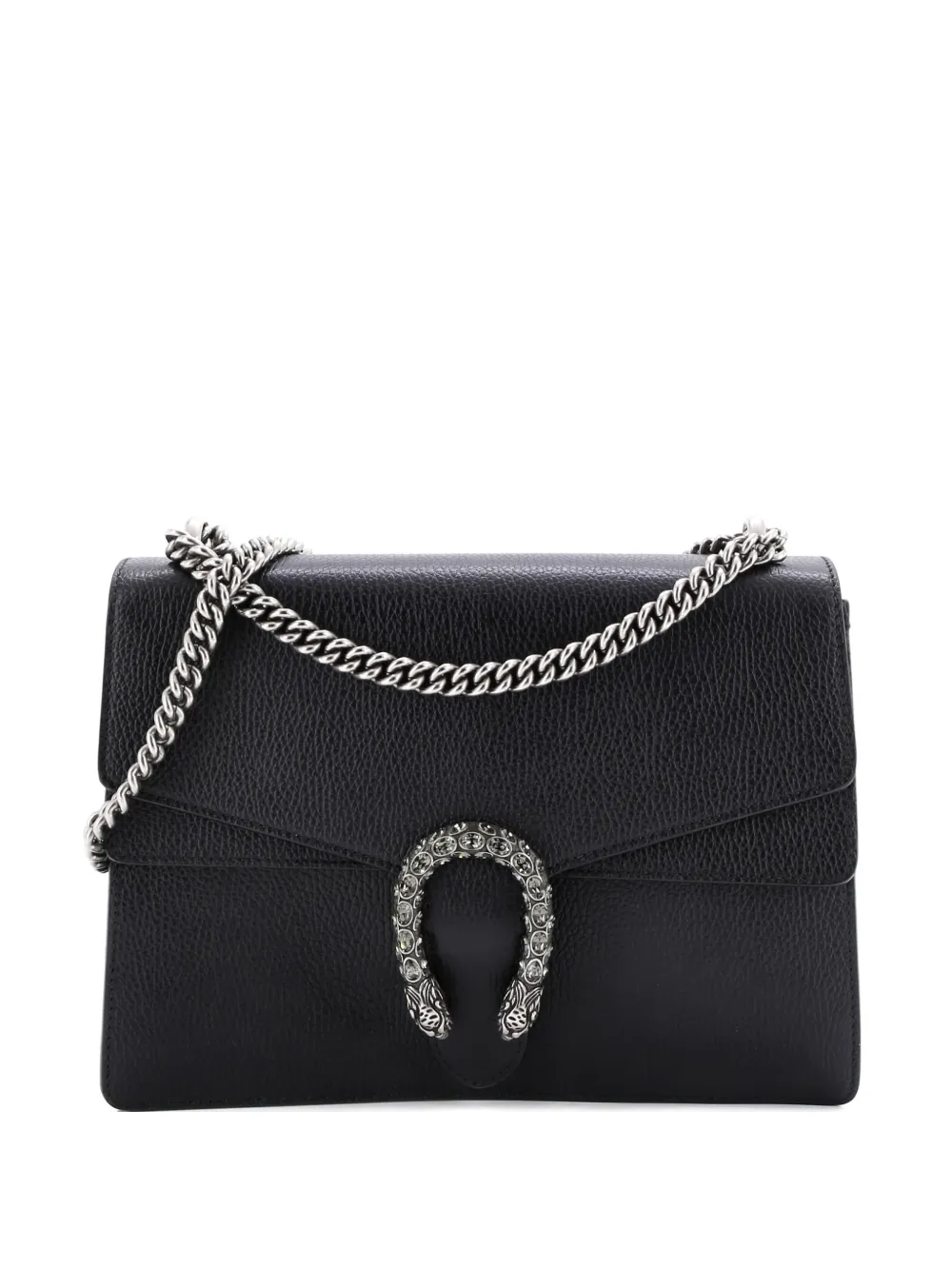 Gucci Pre-Owned Dionysus Bag Leather Medium shoulder bag - Nero