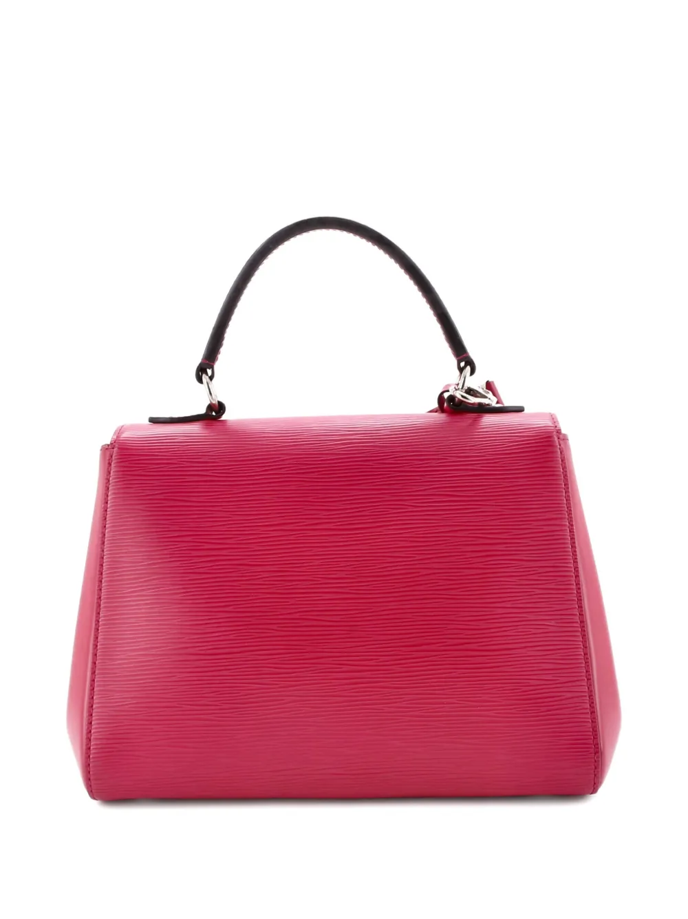 Pre-owned Louis Vuitton Cluny Top Handle Bag Epi Leather Bb Satchel In Pink