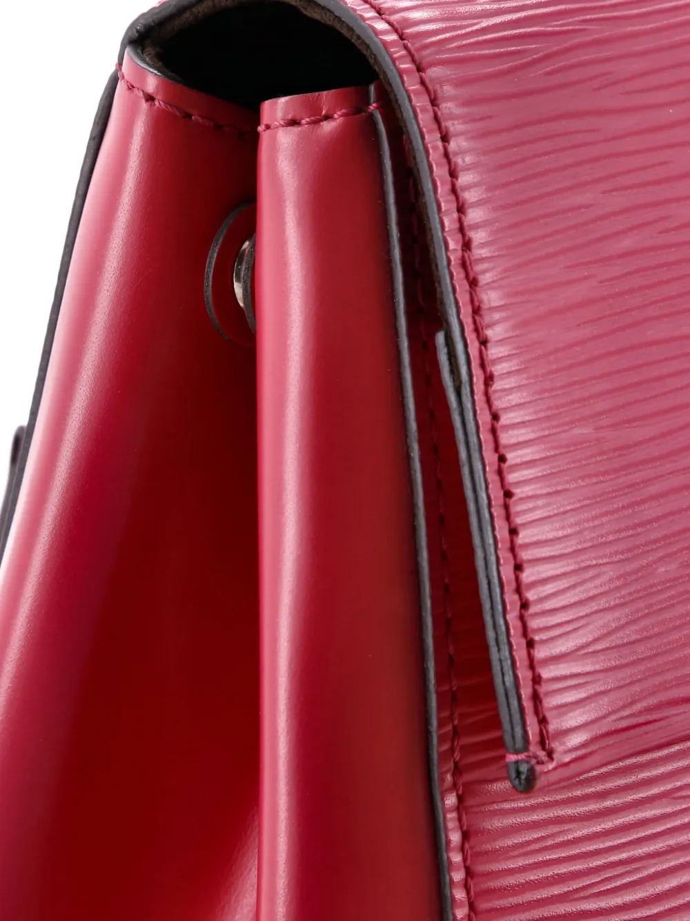 Pre-owned Louis Vuitton Cluny Top Handle Bag Epi Leather Bb Satchel In Pink