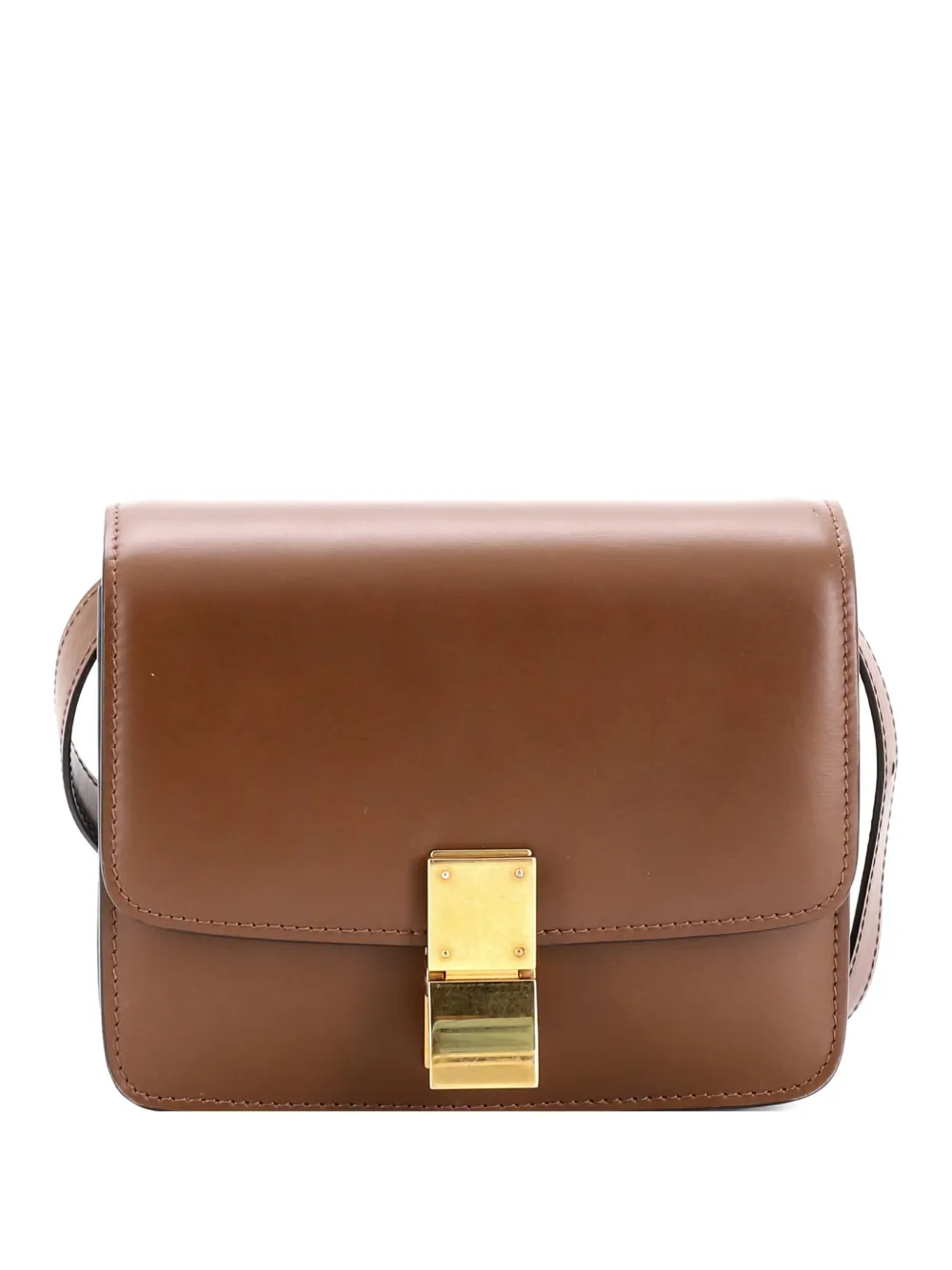 Celine Pre-Owned Classic Box Bag Smooth Leather Small crossbody bag - Marrone