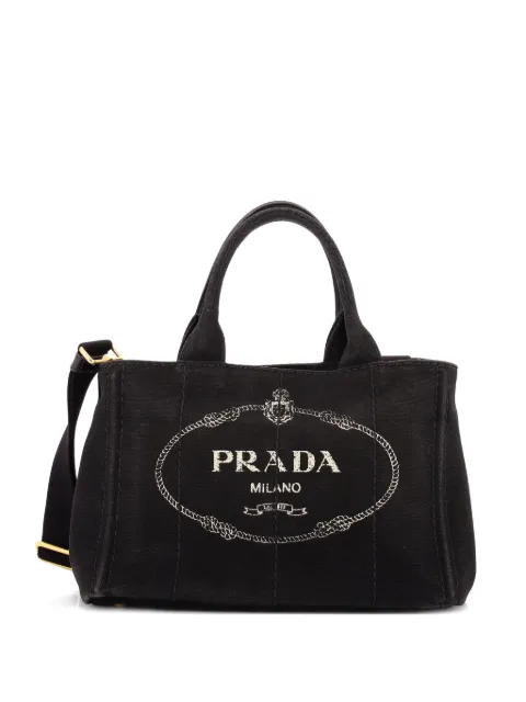 Prada Pre-Owned Canapa Convertible Canvas Mini tote bag