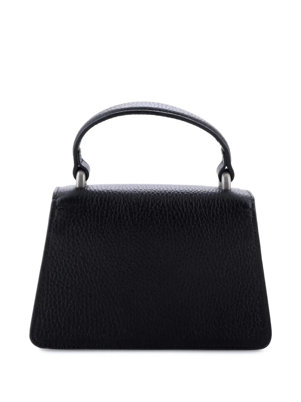 Pre-owned Gucci Dionysus Top Handle Bag Leather With Crystals Mini Satchel In Black