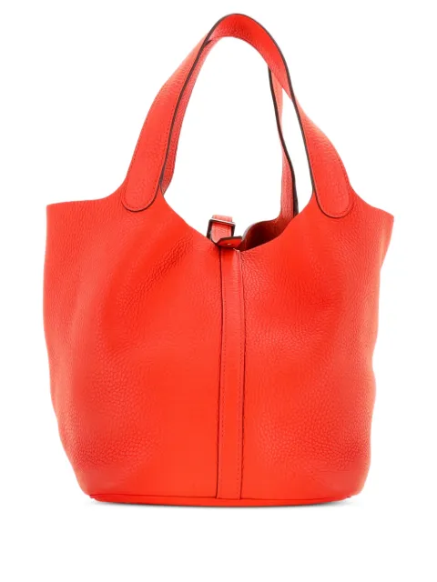 Hermès Pre-Owned Picotin Lock Bag Clemence MM bucket bag