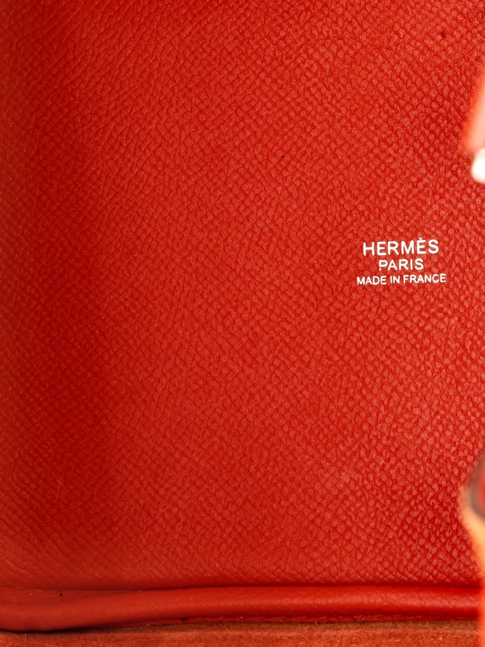 HERMES Pre-owned Picotin Lock Bag Tressage Epsom Pm Bucket Bag In Blue