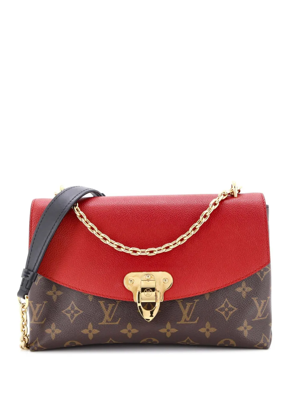 Louis Vuitton Pre-Owned Saint Placide Handbag Monogram Canvas and Leather shoulder bag - Rosso