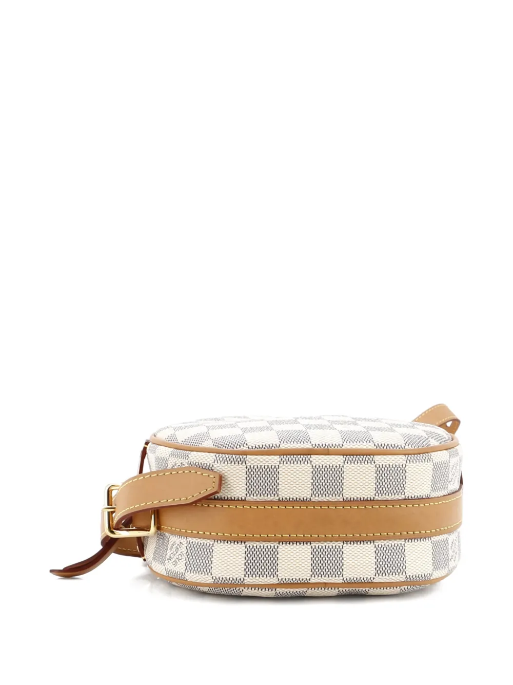 Pre-owned Louis Vuitton Boite Chapeau Souple Bag Damier Pm Crossbody Bag In White
