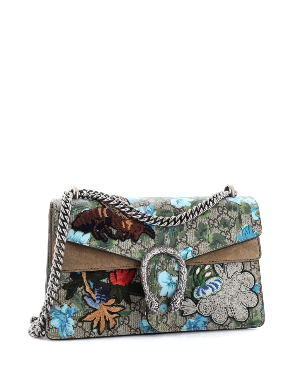 Dionysus Bag Embroidered Printed Gg Coated Canvas Small Shoulder Bag