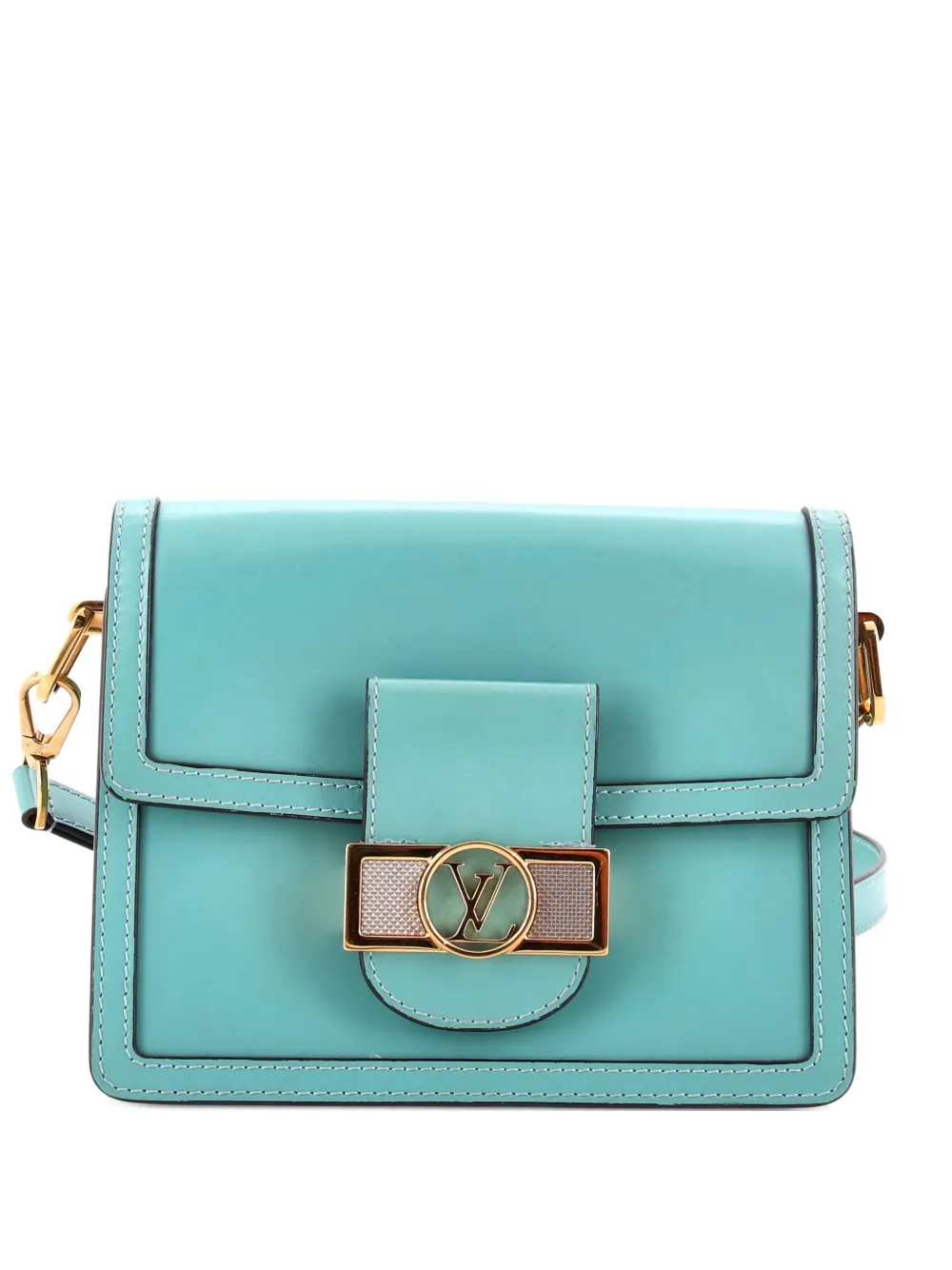 Louis Vuitton Pre-Owned Dauphine Calfskin Mini shoulder bag - Blu