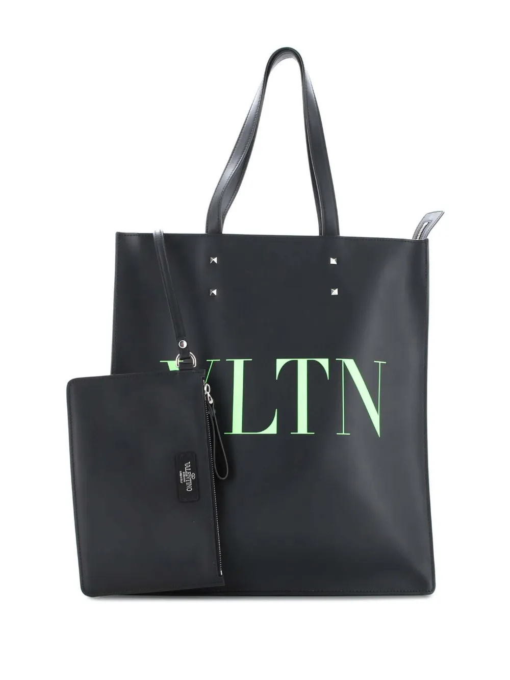 Valentino Garavani Pre-Owned VLTN ロックスタッズ レザー トール