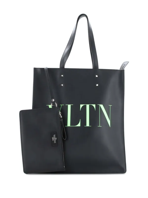 Valentino Garavani Pre-Owned VLTN ロックスタッズ レザー トール