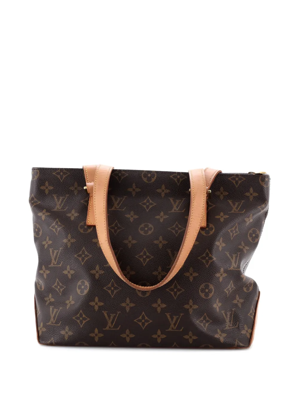Pre-owned Louis Vuitton Cabas Piano Monogram Canvas Tote Bag In Brown