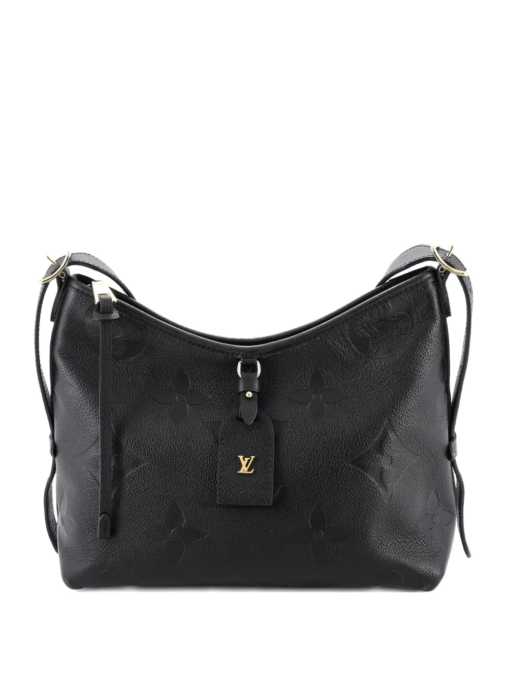 Click to view more detailed imagery on our partner's website Pre-owned Louis Vuitton Carryall Monogram Empreinte Giant Pm Hobo Bag In Black
