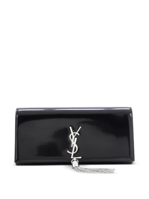 Saint Laurent Pre-Owned Classic Monogram Tassel Patent clutch bag