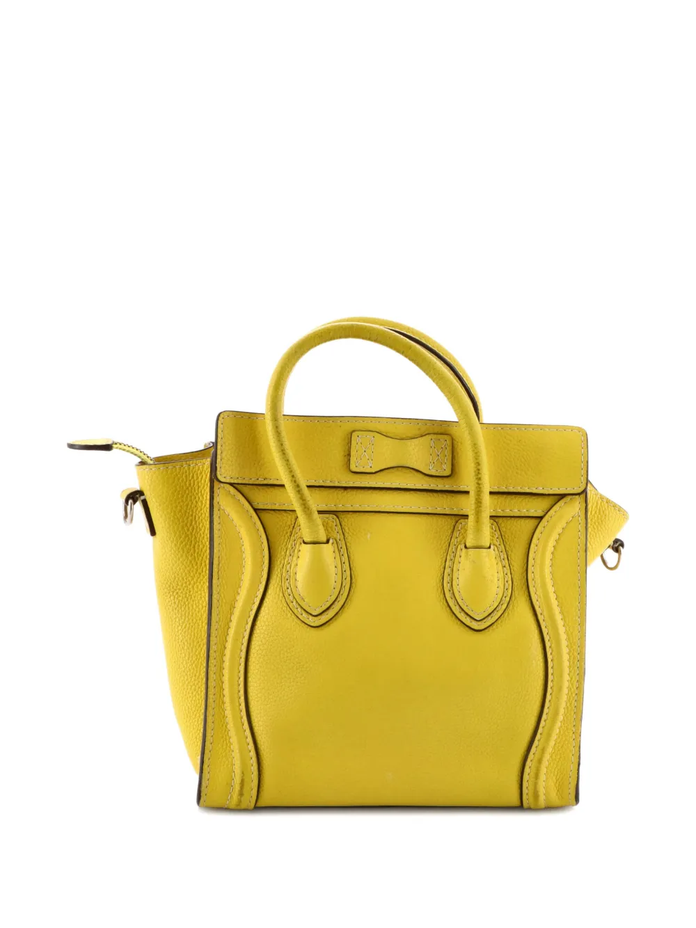 Luggage Bag Grainy Leather Nano Crossbody Bag