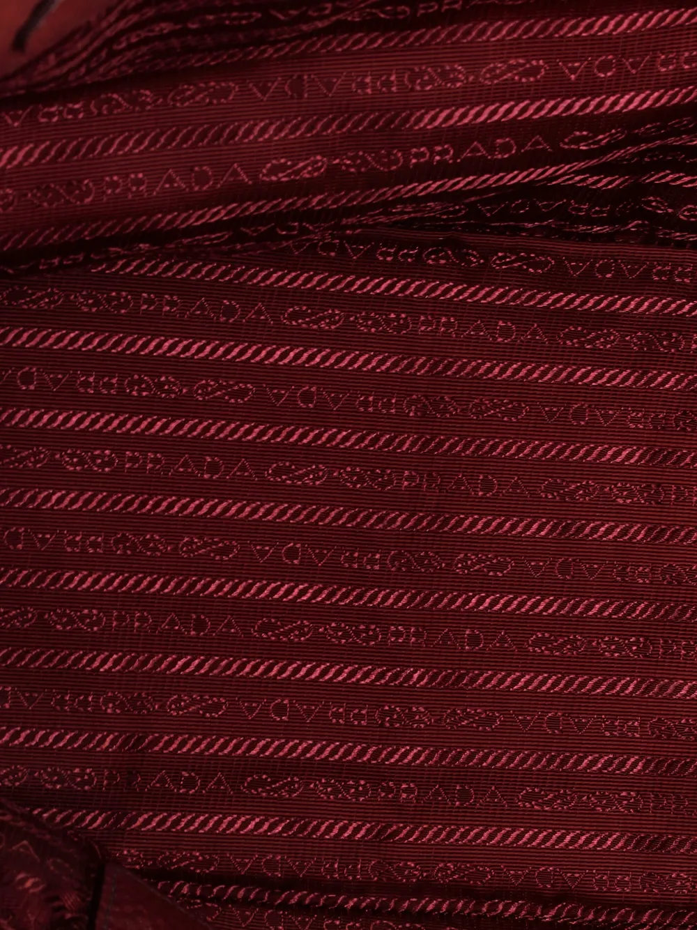 Pre-owned Prada Convertible Open Shopping Vitello Daino Medium Tote Bag In Red