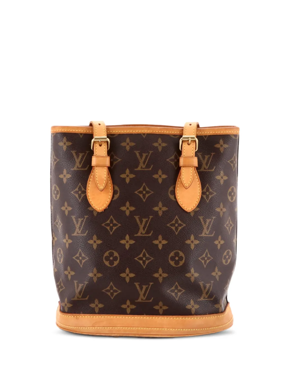 Louis Vuitton Pre-Owned Petit Monogram Canvas bucket bag - Marrone