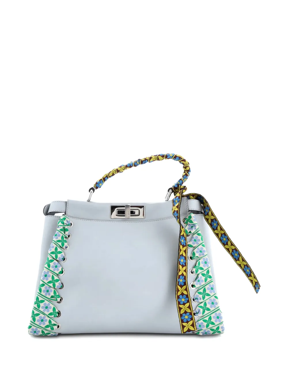 Fendi Pre-Owned Peekaboo Bag Leather with Ribbon Whipstitch Regular satchel | Pre-Owned | Image 2