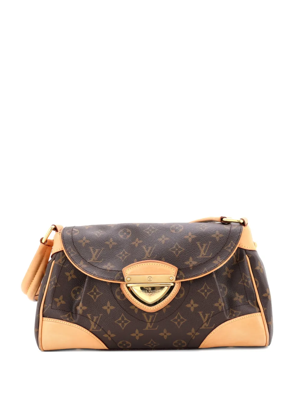 Pre-owned Louis Vuitton Beverly Handbag Monogram Canvas Mm Shoulder Bag In Brown