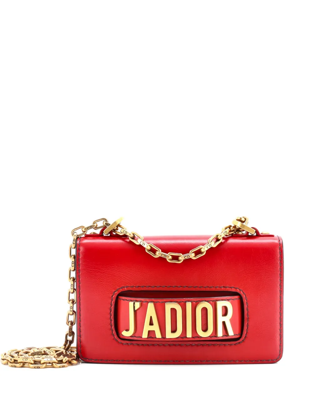 Christian Dior Pre-Owned J'Adior Flap Bag Leather Mini crossbody bag - Rosso