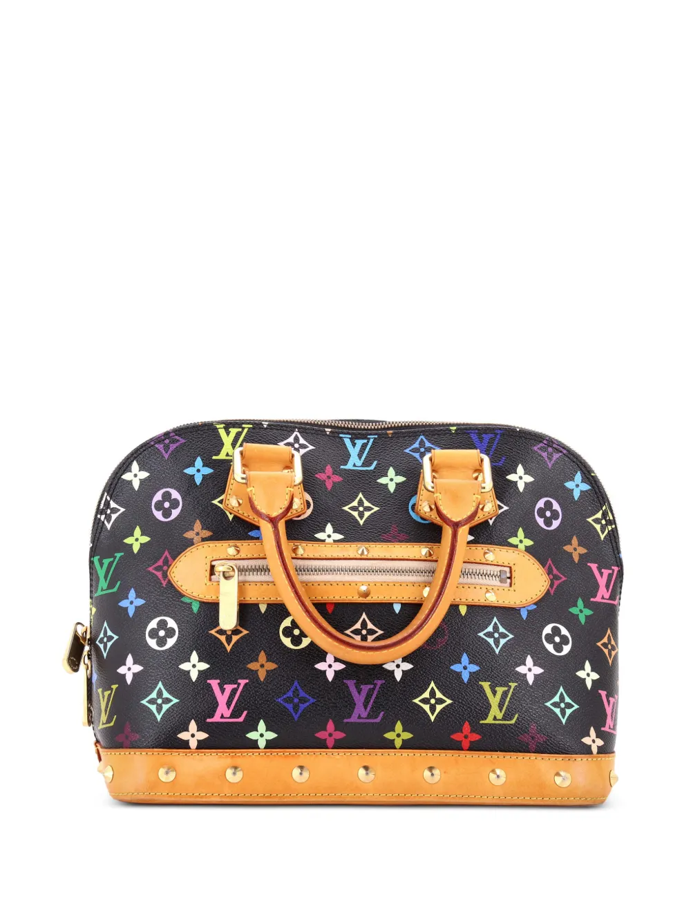Louis Vuitton Pre-Owned Alma Handbag Monogram Multicolor PM satchel - Nero