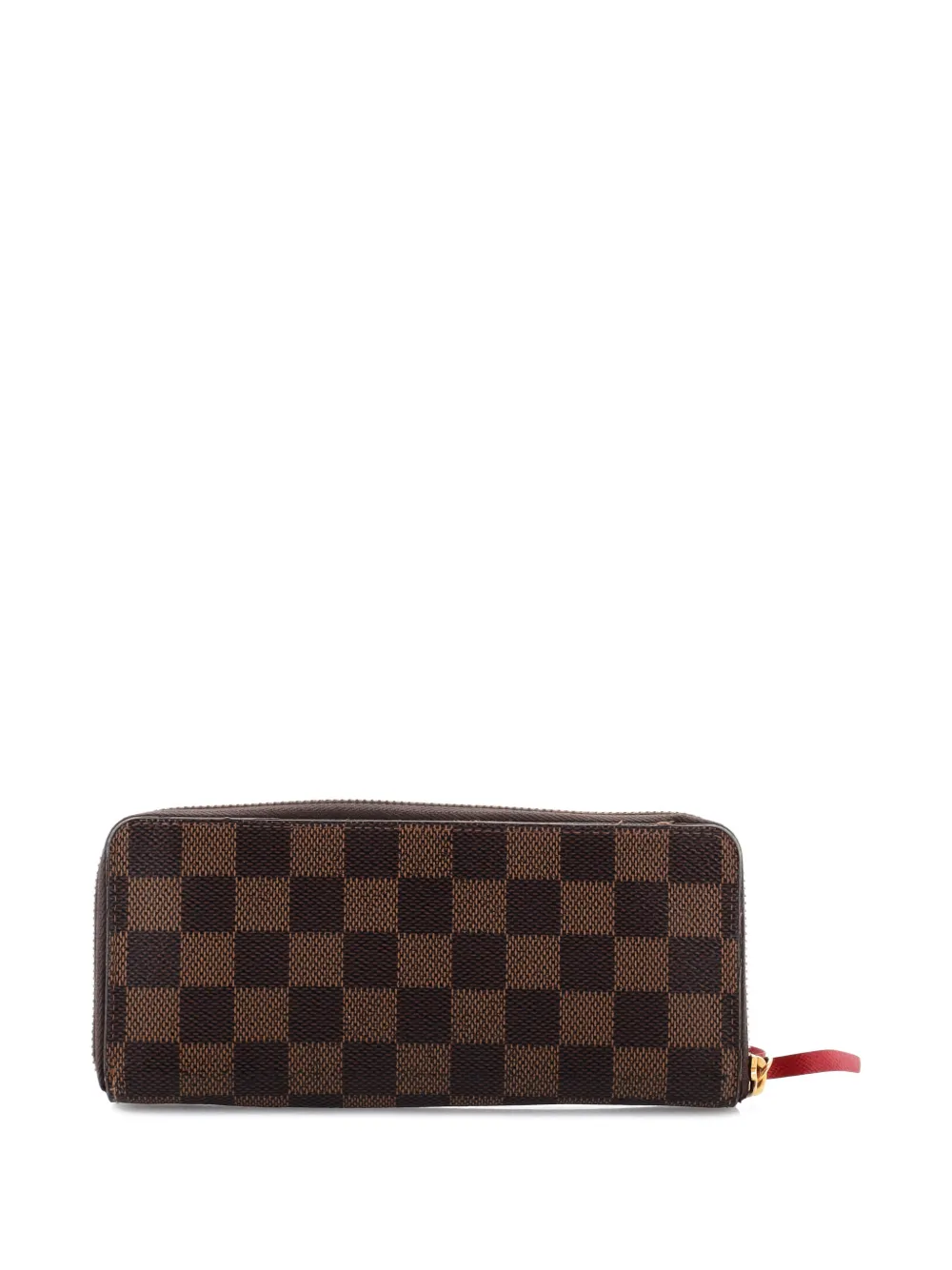 Pre-owned Louis Vuitton Clemence Wallet Damier Small Wallets In Brown