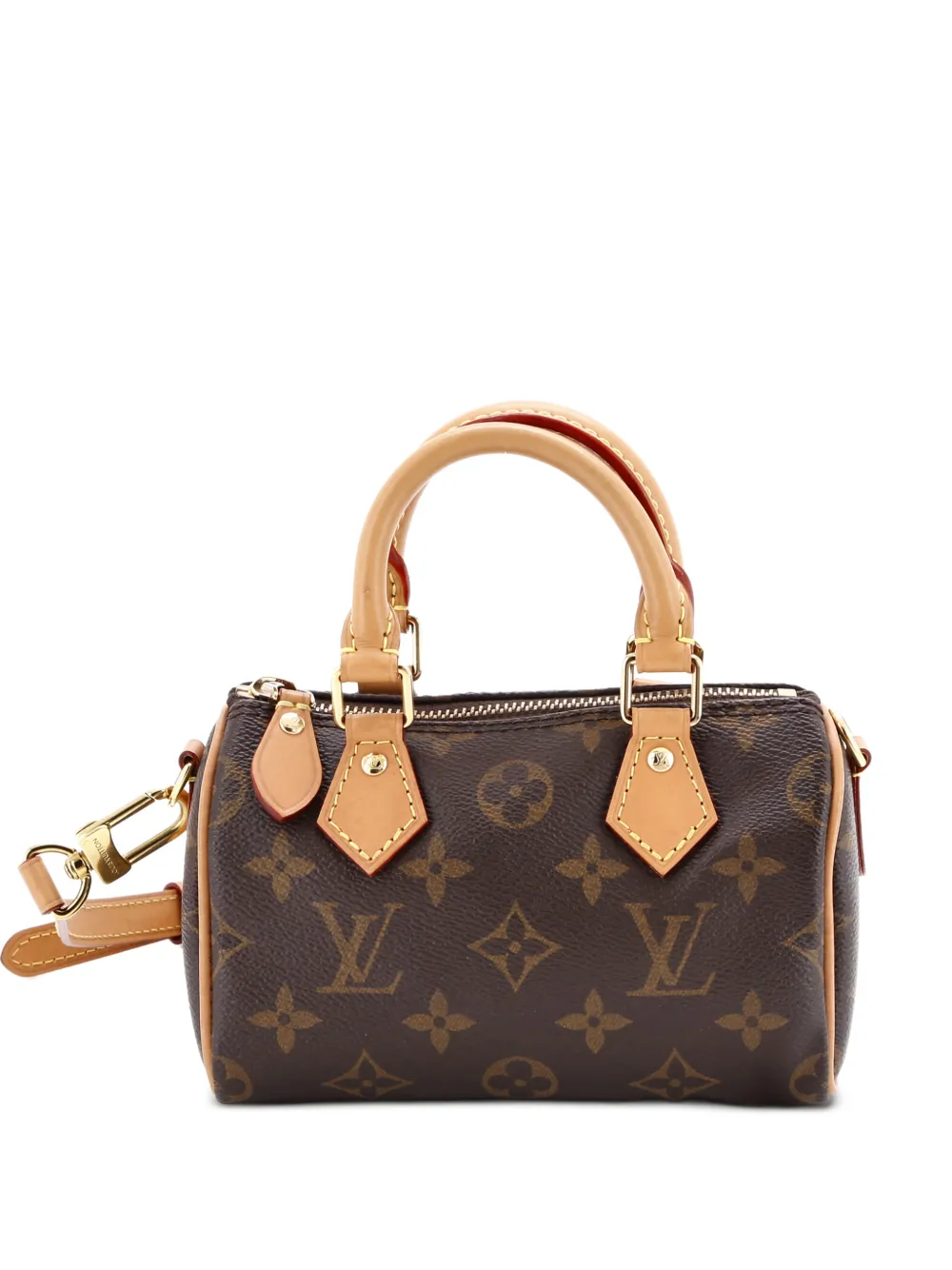 Louis Vuitton Pre-Owned Speedy Bandouliere NM Bag Monogram Canvas Nano crossbody bag - Marrone