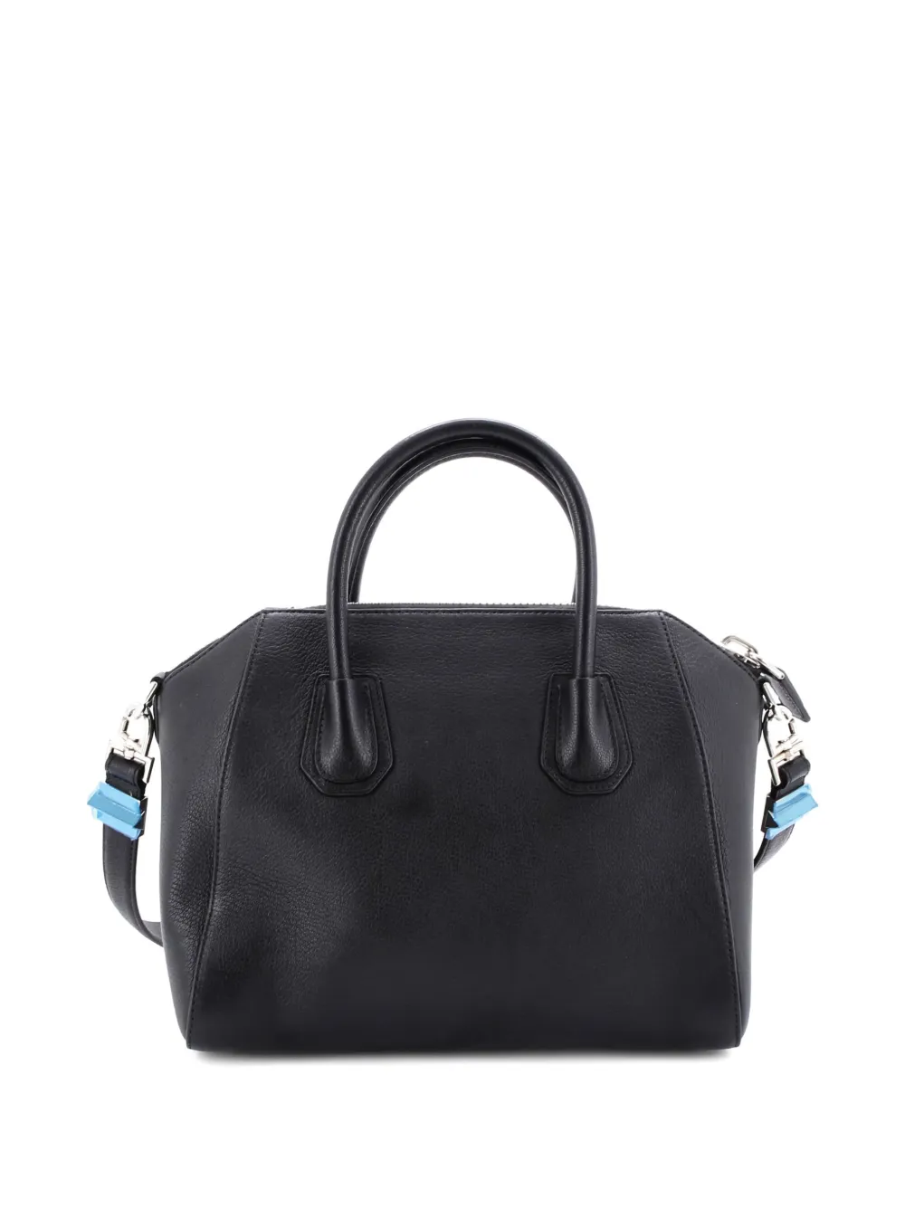 Pre-owned Givenchy Antigona Bag Leather Small Satchel In Black