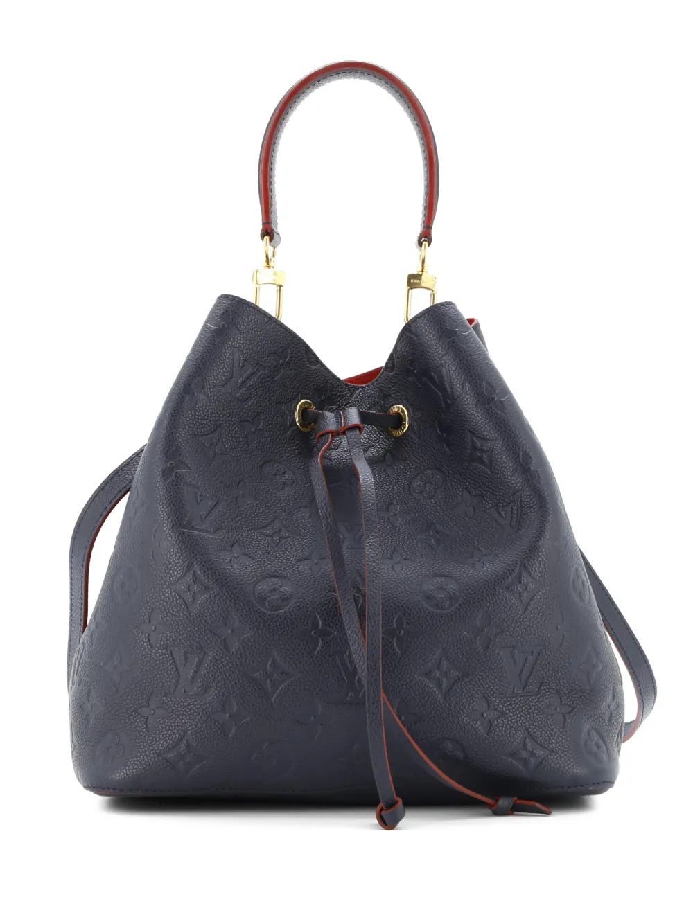 Louis Vuitton Pre-Owned NeoNoe Handbag Monogram Empreinte Leather MM bucket bag - Blu