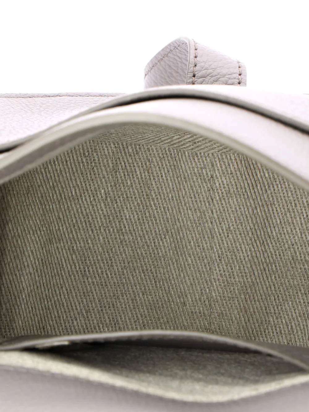 CHLOÉ Pre-owned Marcie Leather Small Crossbody Bag In Gray