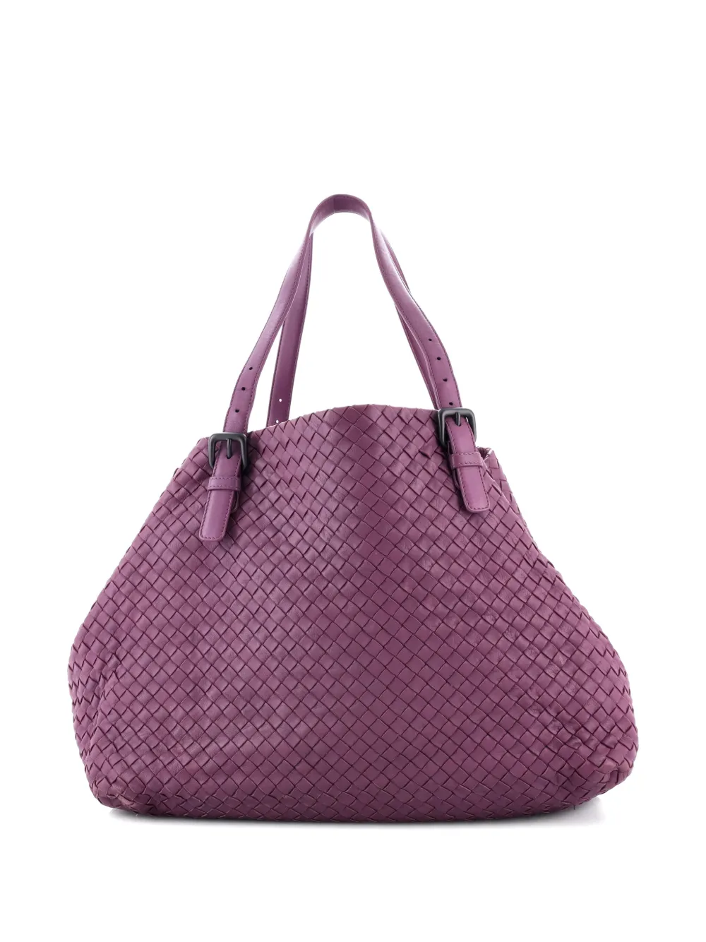 Bottega Veneta Pre-Owned A-Shape Intrecciato Nappa Large tote bag - Viola