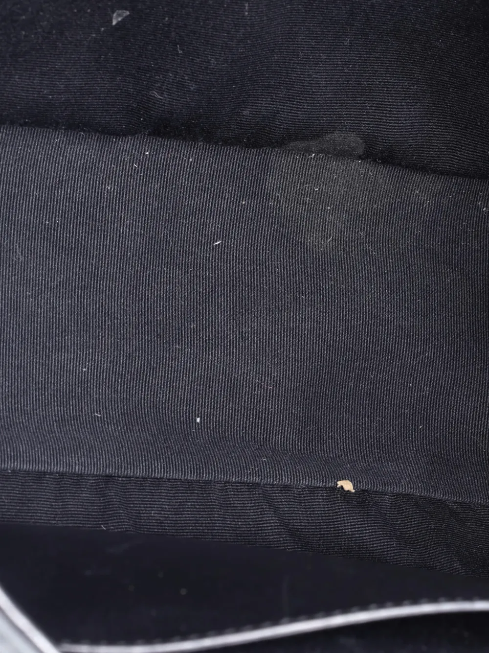 Pre-owned Saint Laurent Niki Chain Flap Bag Leather Medium Shoulder Bag In Black