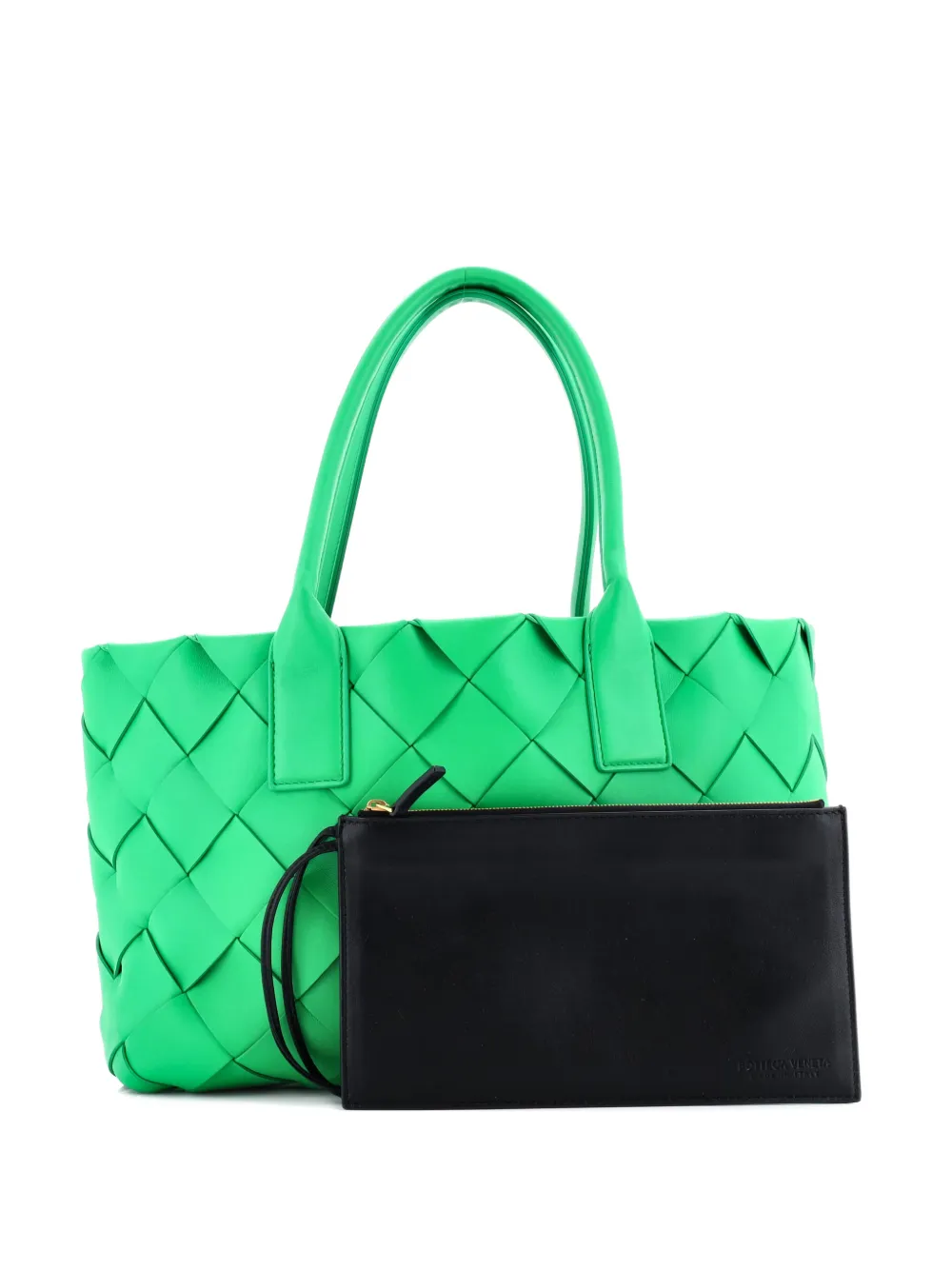 Bottega Veneta Pre-Owned Cabat Maxi Intrecciato Nappa Small tote bag - Verde