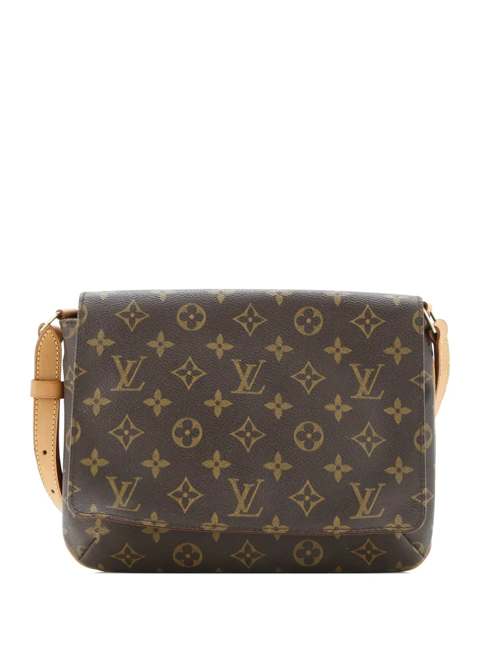 Louis Vuitton Pre-Owned Musette Tango Handbag Monogram Canvas shoulder bag - Marrone