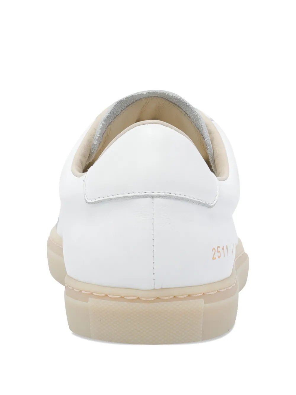 Common Projects Round-toe Leather Sneakers In Multi